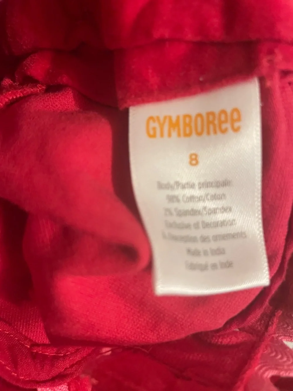 Heart dress sz 8 gymboree